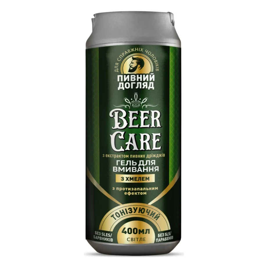 Гель для вмивання Beer Care З хмелем Тонізувальний з протизапальним ефектом 400 мл (4820164642023)