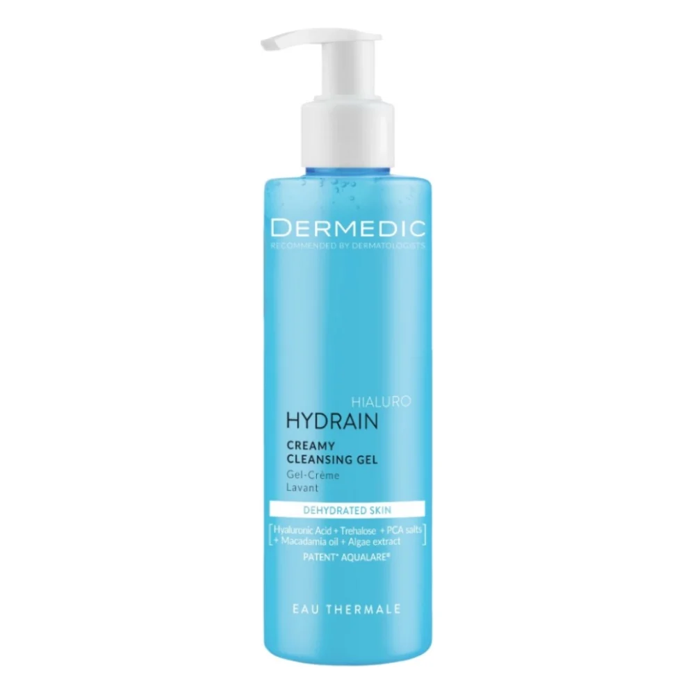 Гель для вмивання Dermedic Hydrain 3 Hialuro Creamy Cleansing Gel 200 мл (5901643170691/5901643178123)