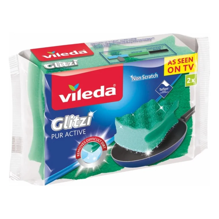 Губки кухонні Vileda Pur Active 2 шт. (4023103070240)