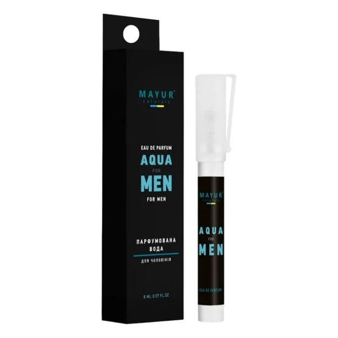 Парфумована вода Mayur Aqua For Men 8 мл (4820230955385)