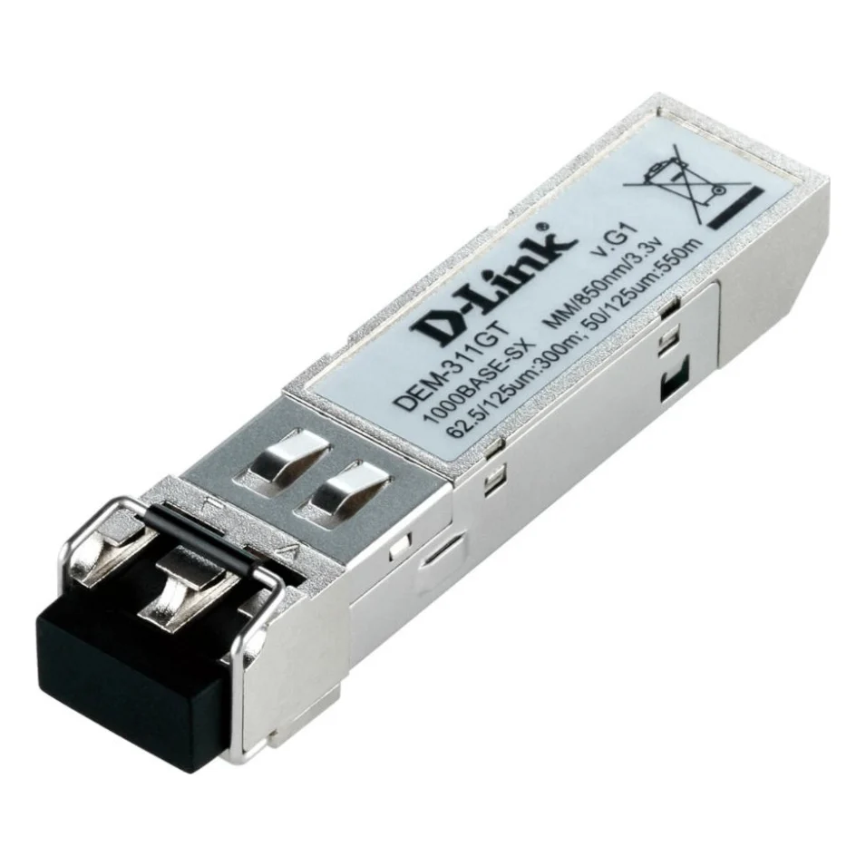 Модуль SFP D-Link Трансивер D-Link DEM-311GT SFP, 1x1000BaseSX, MM 550м, LC (10шт/уп) (DEM-311GT/10)