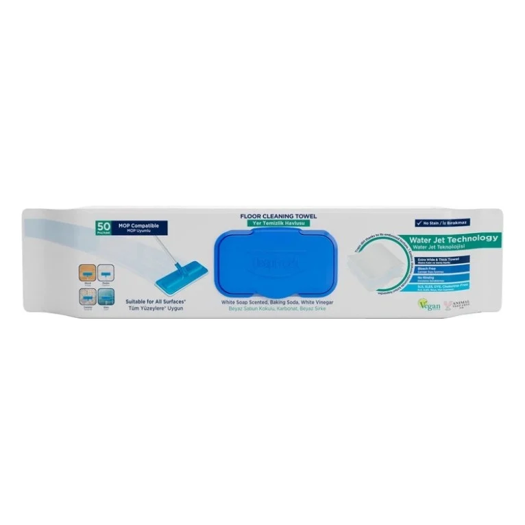 Серветки для прибирання Deep Fresh MOP Soap Вологі для підлоги 50 шт. (8681554631579)