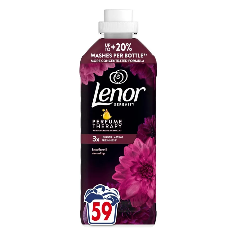 Кондиціонер для білизни Lenor Квітка лотоса та діамантовий інжир 1.239 л (8700216723756/8006530218306)