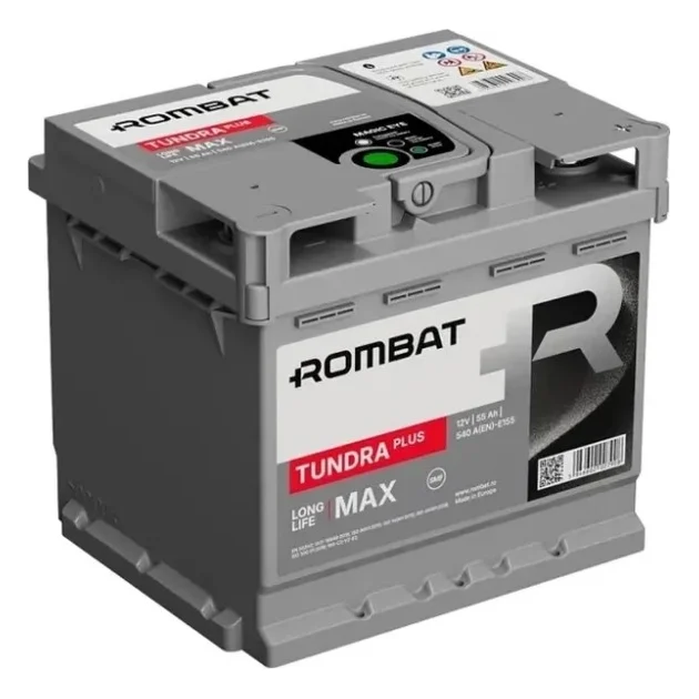 Акумулятор автомобільний ROMBAT 6CT-55 (0) Tundra Plus E155