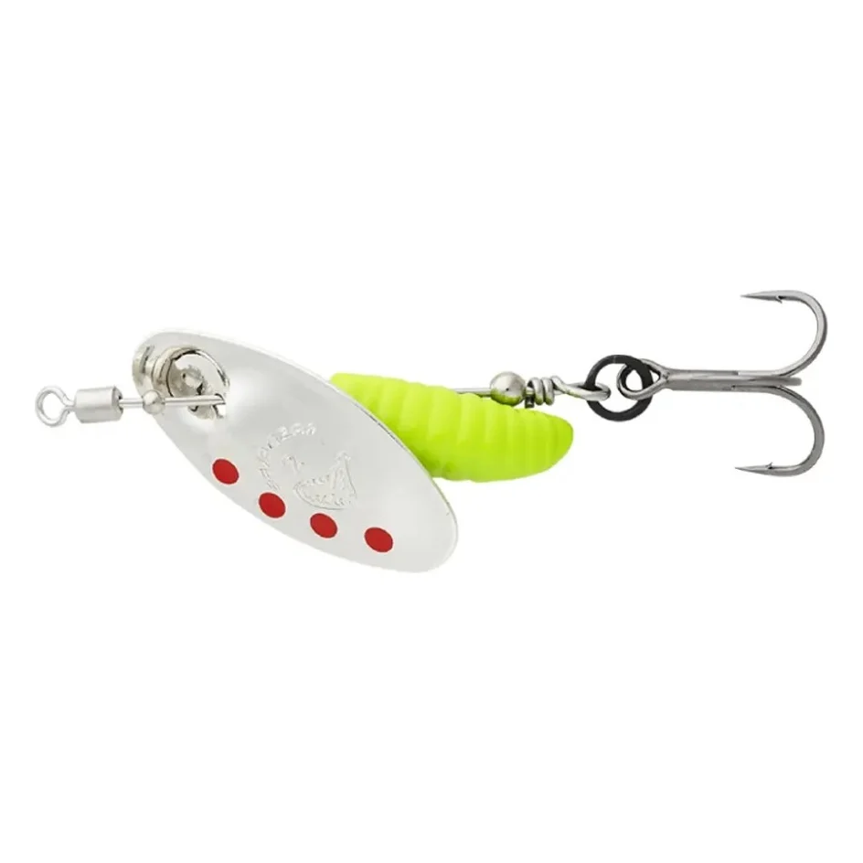 Блешня Savage Gear Grub Spinners 2 5.8g Silver Red Lime (1854.45.04)