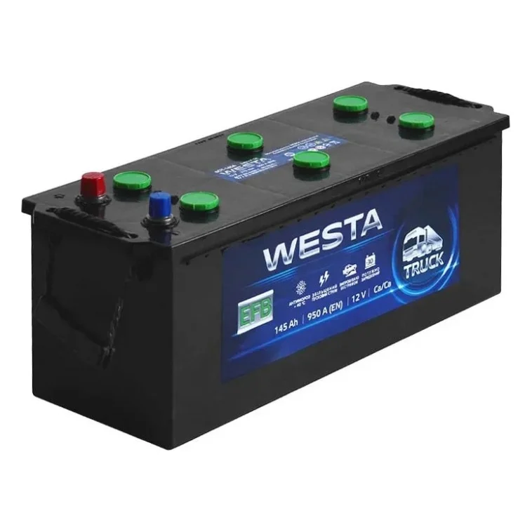 Акумулятор автомобільний Westa 6CT-145 А (3) EFB (WEFB145)