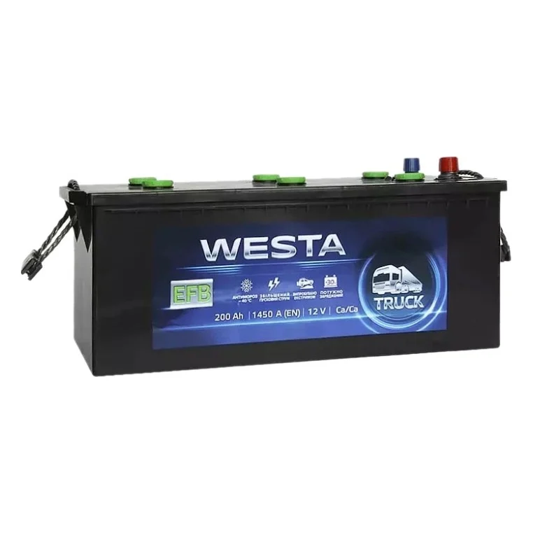 Акумулятор автомобільний Westa 6CT-200 А (3) EFB (WEFB200)