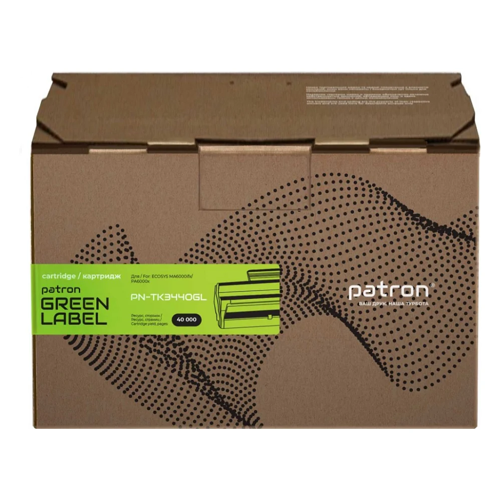 Тонер-картридж Patron Kyocera Mita TK-3440 Green Label (PN-TK3440GL)