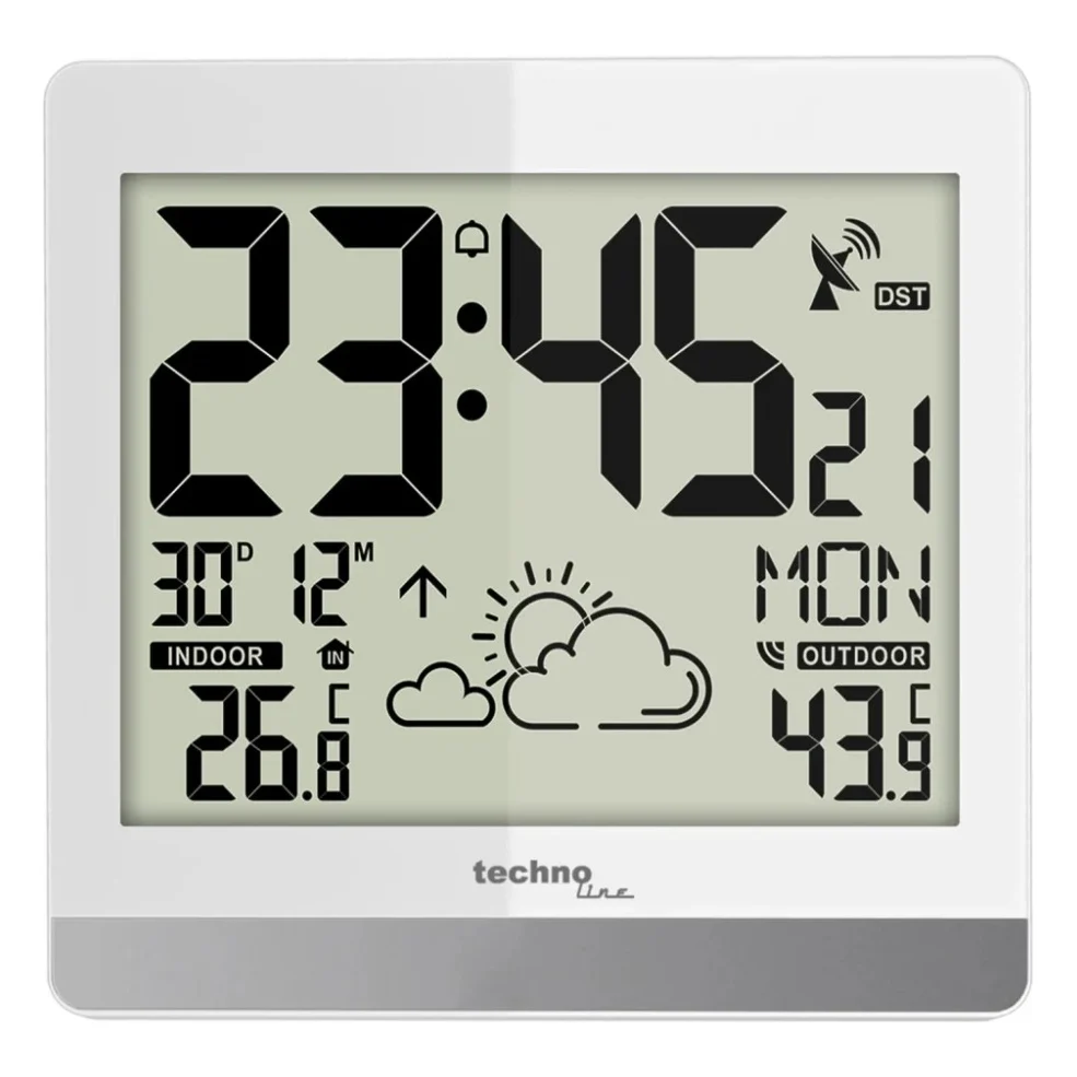 Настінний годинник Technoline WS8119 White (DAS301203)