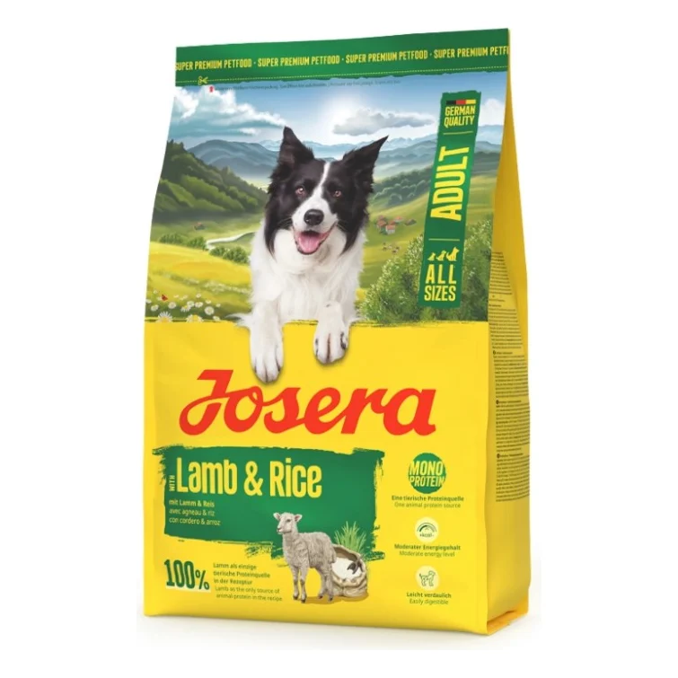 Сухий корм для собак Josera Lamb & Rice Adult All Sizes 3 кг (4032254787884)