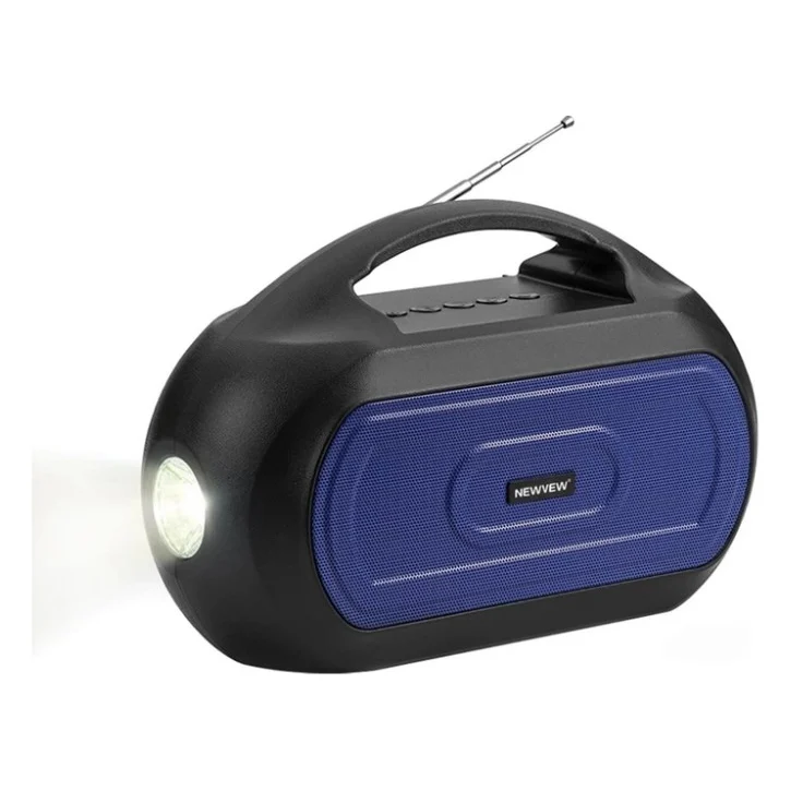 Акустична система NEWVEW NV-V50 Solar Panel/BT/USB/TF/FM/AUX Blue (NWVW-NV-V50-BL) — фото 3