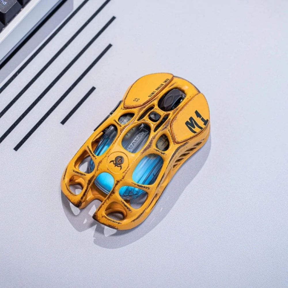 Мишка GravaStar Mercury M1 Pro Wireless/Bluetoot/USB Yellow (GSM1PRO_YLW) — фото 5