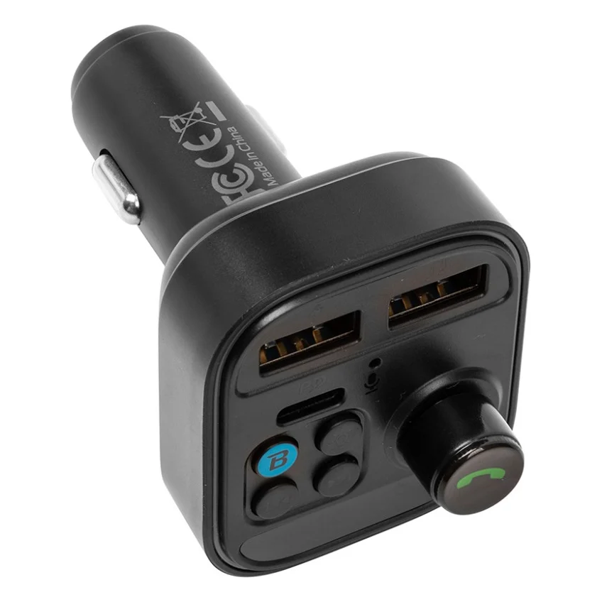 FM модулятор HiSmart T18 Black (BS330331)