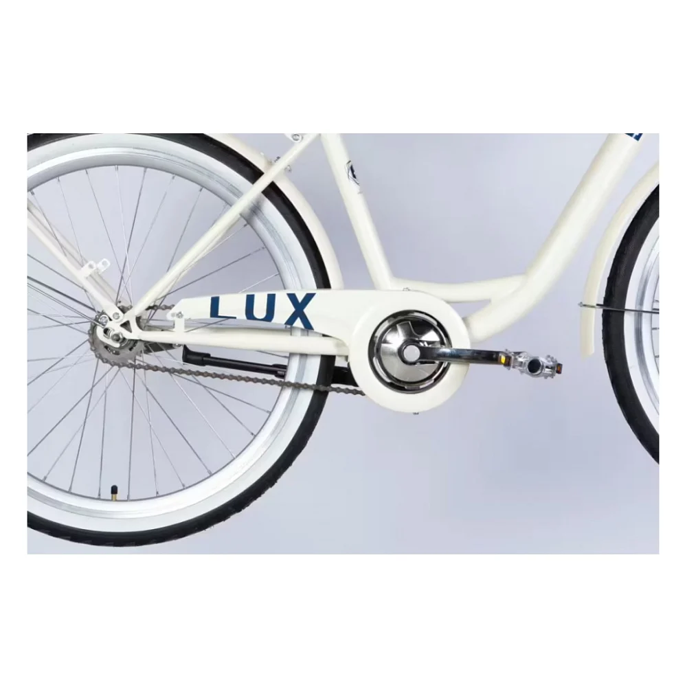 Велосипед Dorozhnik 26" LUX Velosteel рама-17" ST 2026 слонова кістка (OPS-D-26-365) — фото 5