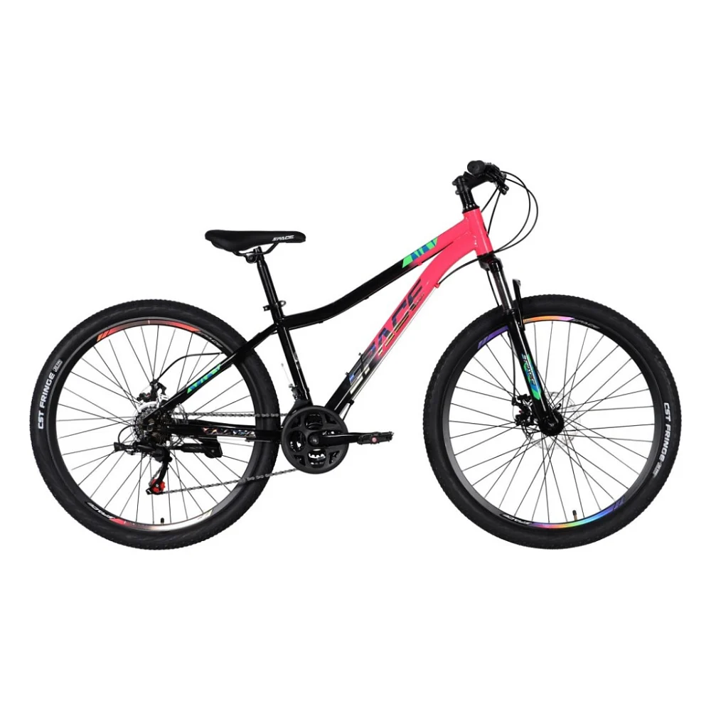 Велосипед Space 27.5" AURORA DD FR рама-15" ST 2026 рожево-чорний (OPS-SP-27.5-091)