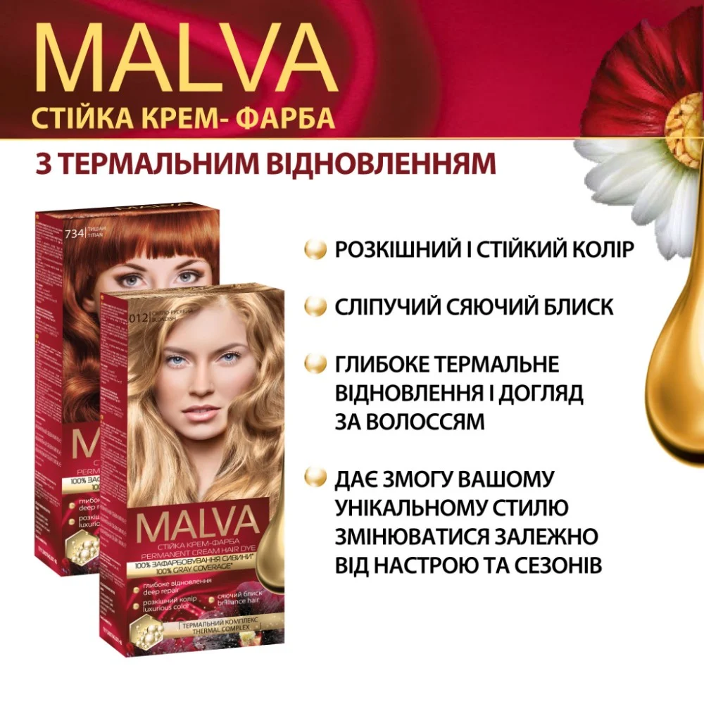 Фарба для волосся Acme Color Malva Color Revive Стійка 012 - Світло-русявий (4823115502841) — фото 2