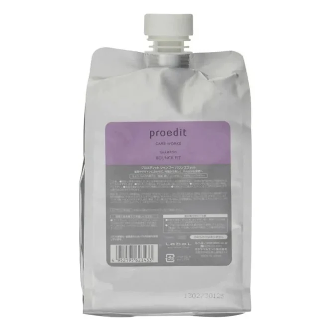 Шампунь Lebel Proedit Bounce Fit Shampoo Відновлюючий 1000 мл (4952195623433)