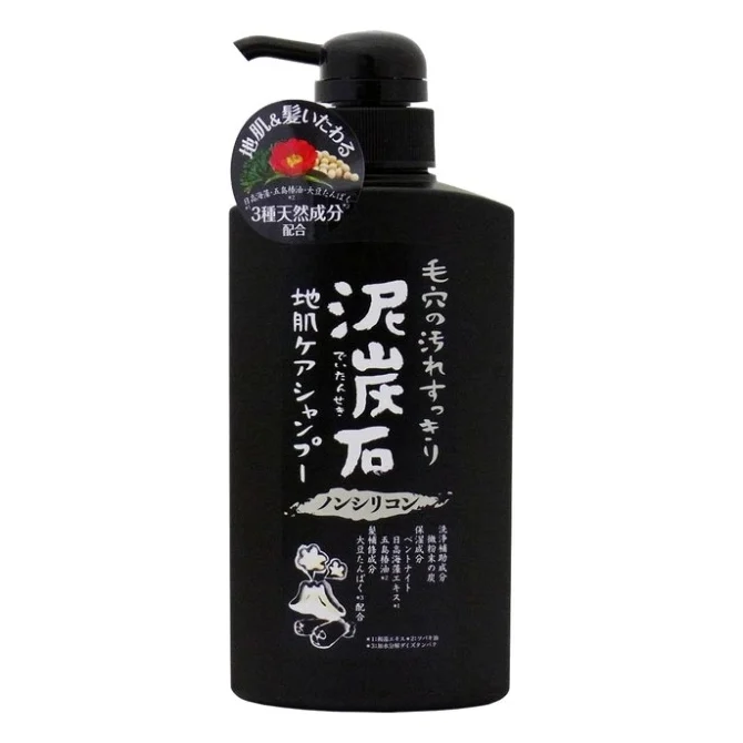 Шампунь Pelican Deitanseki Shampoo Безсиліконовий Для жирного волосся 500 мл (4976631649252)