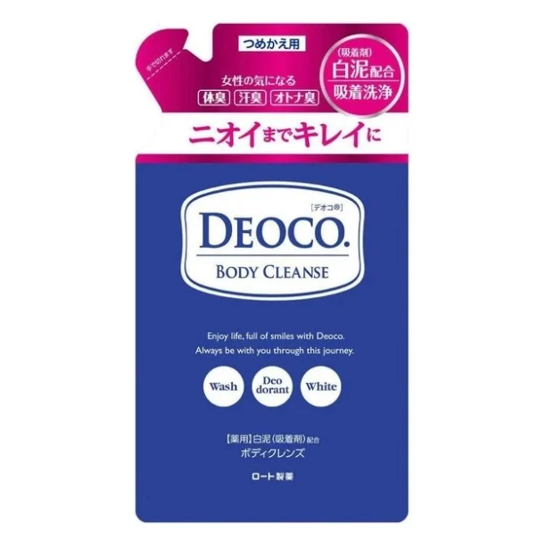 Гель для душу Rohto Deoco Medicinal Body Cleanse Refill Проти вікового запаху 250 мл (4987241157686)