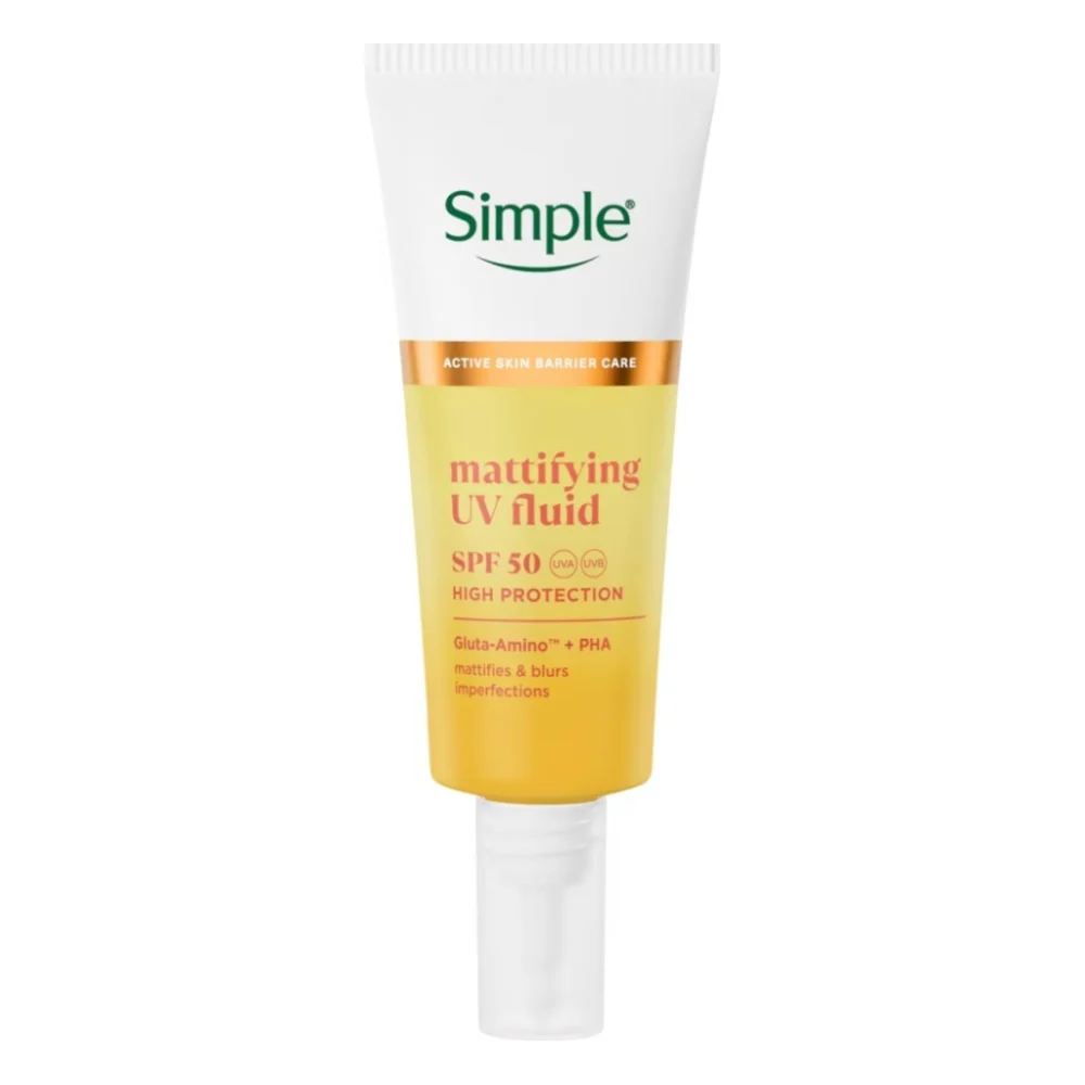 Засіб від засмаги Simple Матувальний УФ-флюїд з високим захистом SPF 50 40 мл (8720181706240)