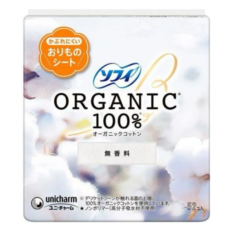 Щоденні прокладки Unicharm Sofy Organic Cotton Органічні 52 шт (4903111306152)