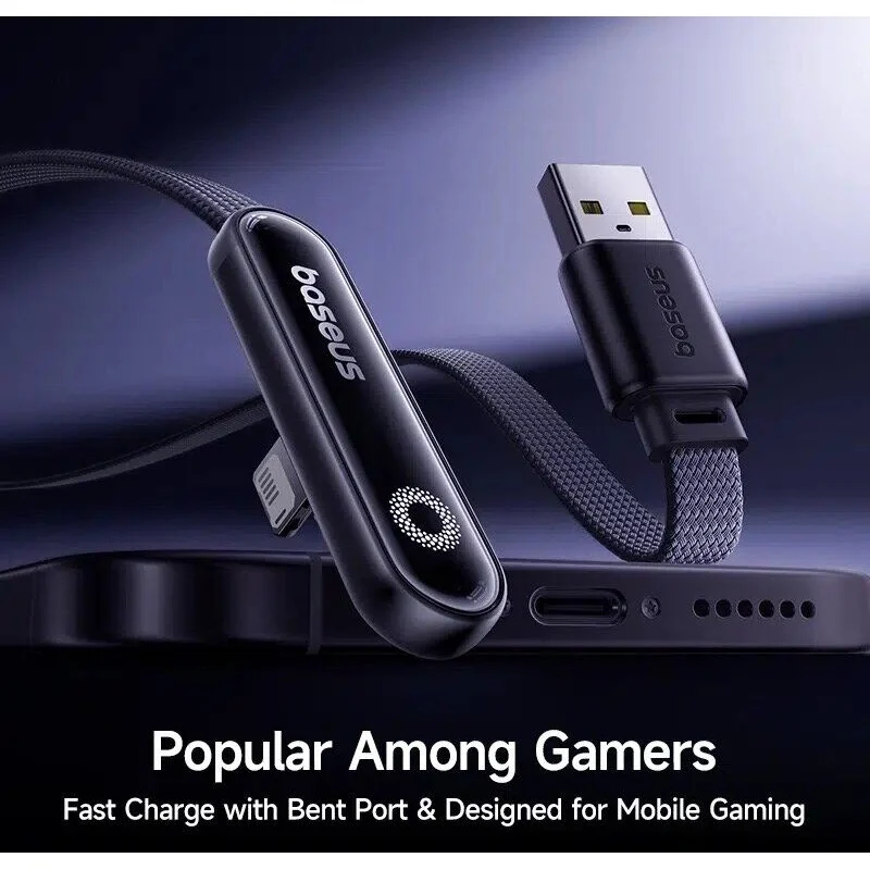 Кабель Baseus MVP 3 USB to Lightning 2.4A 1m Black (P10382503121-00) — фото 5