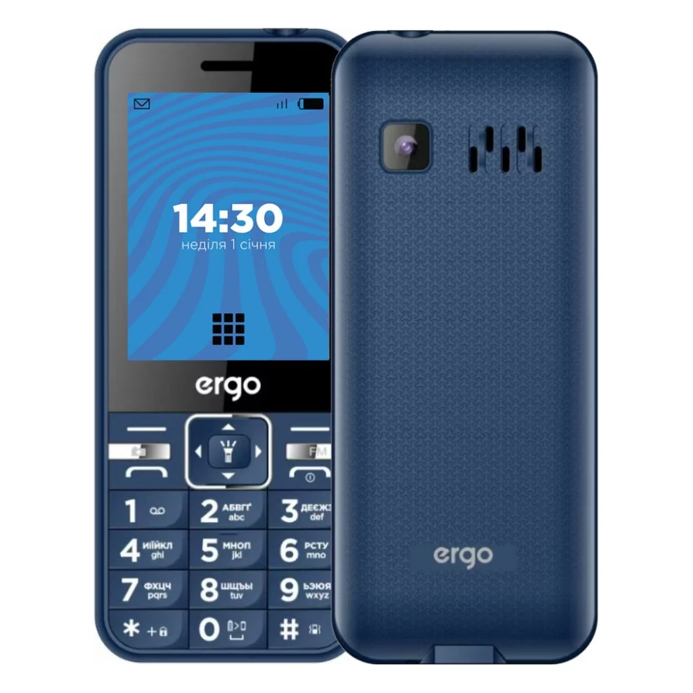 Мобільний телефон Ergo E281 Blue