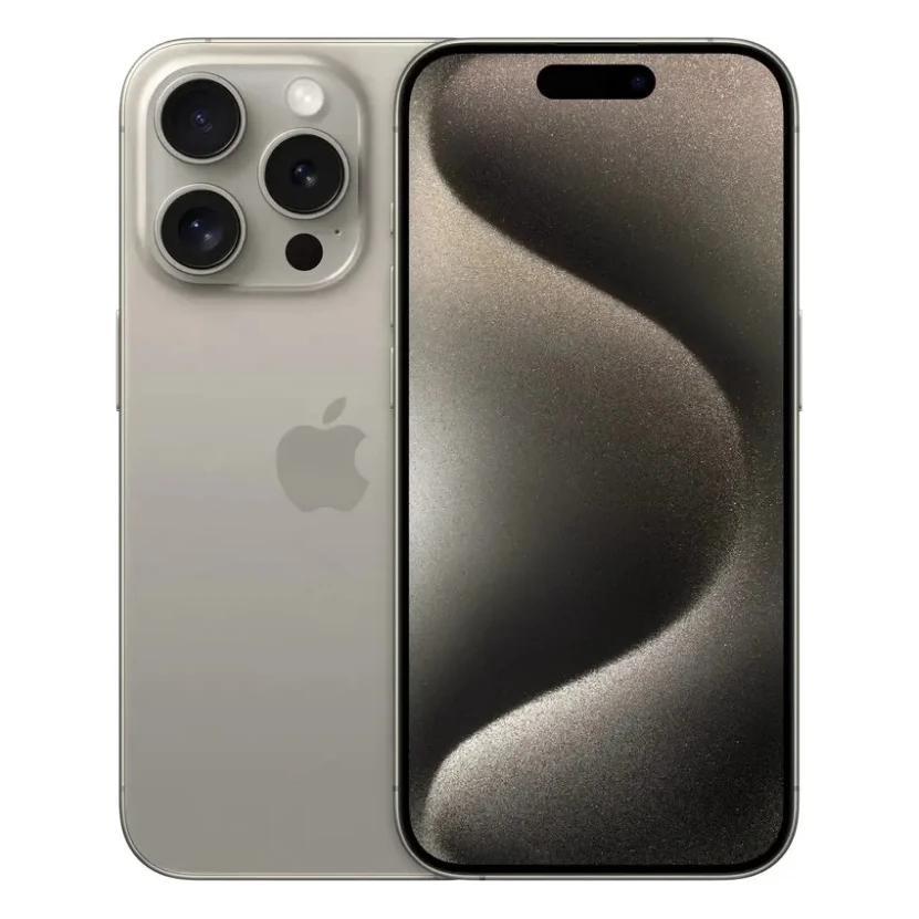 Мобільний телефон Apple iPhone 15 Pro 256Gb Natural Titanium (Grade B) USED (iP15Pr25NaT_B)