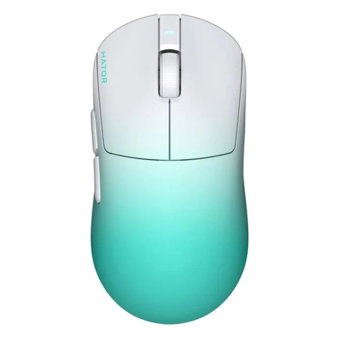 Мишка Hator Quasar 3 Ultima 8K Wireless/Bluetooth/USB White/Mint (HTM761)