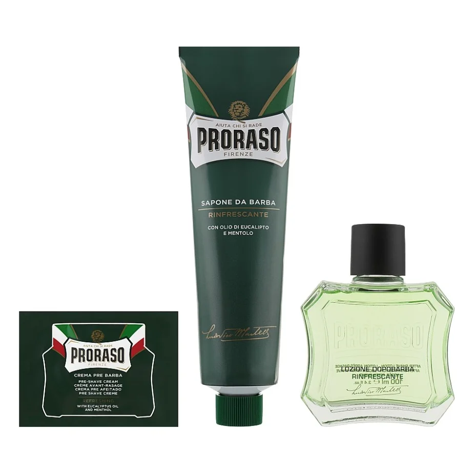 Набір косметики Proraso Green Classic Shaving Duo Крем 150 мл + Лосьйон 100 мл (8004395004751) — фото 3