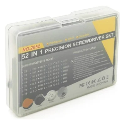 Викрутка Voltronic 52-in-1, насадки та головки, довжина тримача 88 mm, Box (YT-52-1) — фото 2