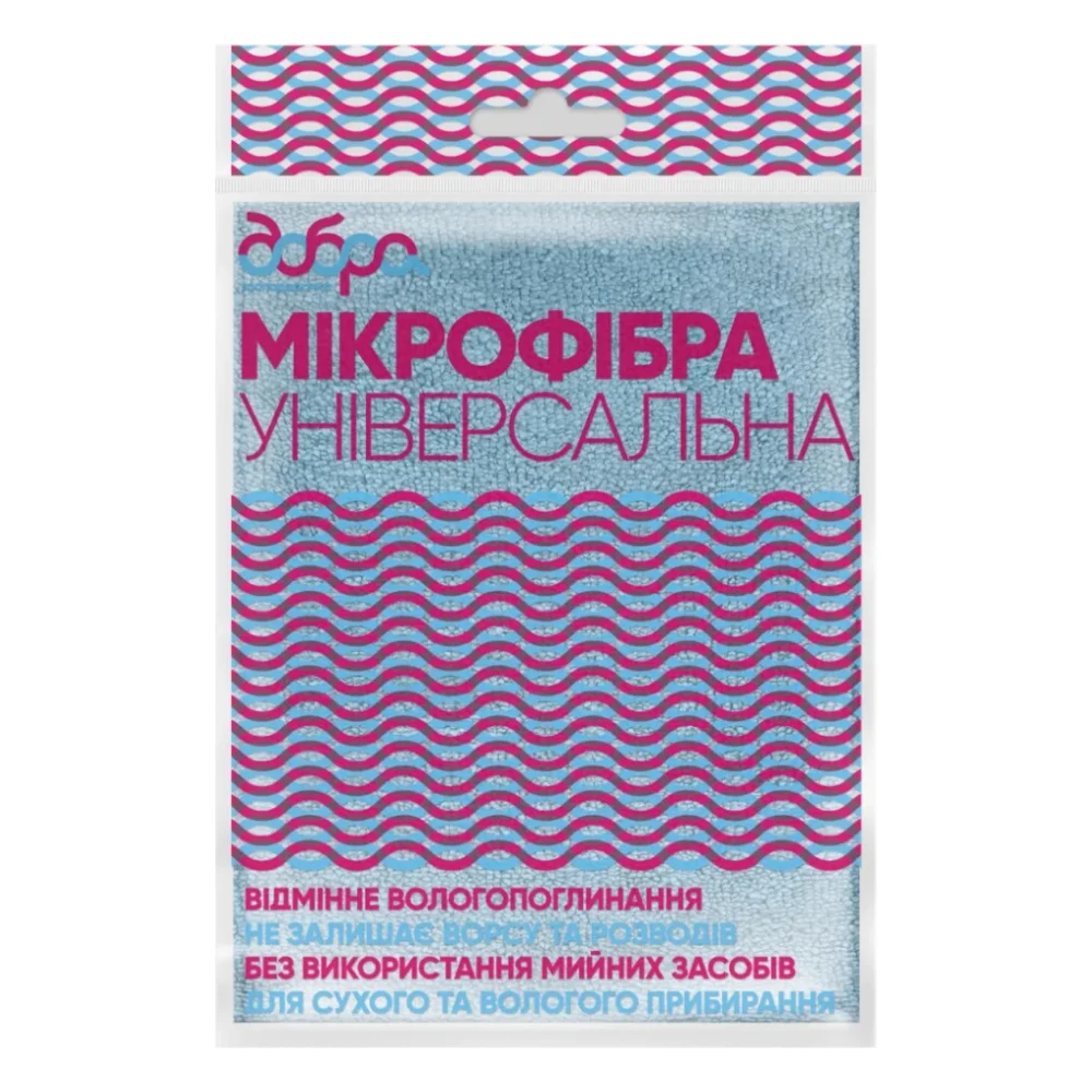 Серветки для прибирання Добра Господарочка з мікрофібри 1 шт. (4820086520348)