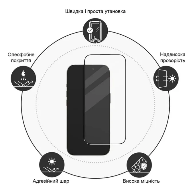 Плівка захисна Drobak hydrogel Samsung Galaxy A57 5G (151570) — фото 6