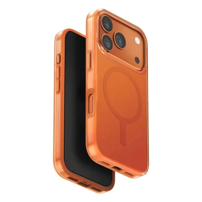 Чохол до мобільного телефона Uniq iPhone 17 Pro Max Clario Magclick Charging orange (8886463694855)