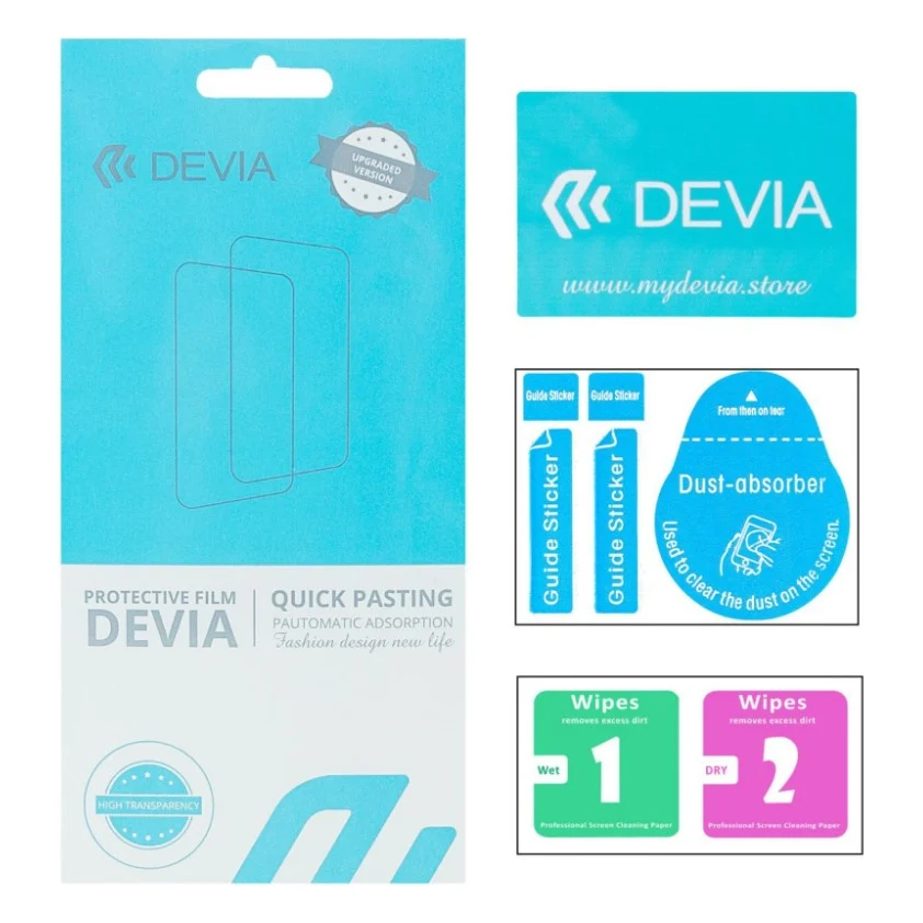 Плівка захисна Devia hydrogel Samsung Flip 6 front+back (DV-SM-FL6) — фото 4