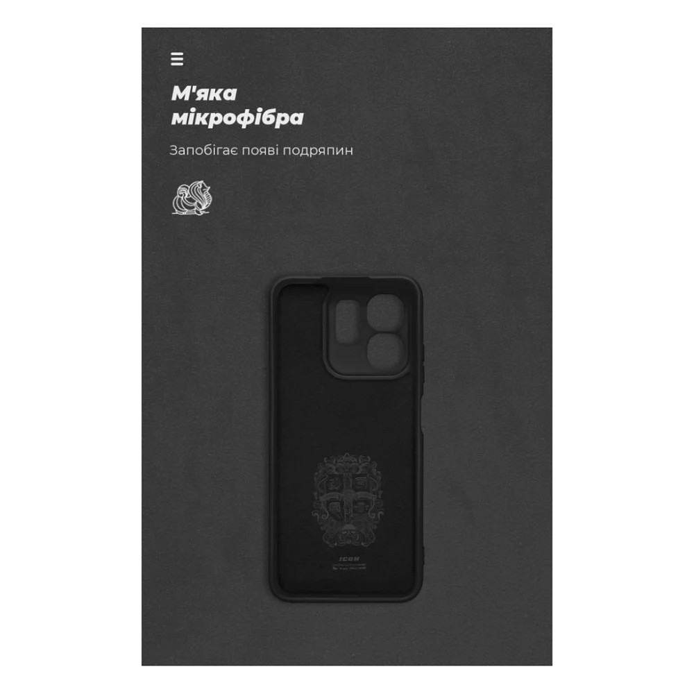 Чохол до мобільного телефона Armorstandart ICON Infinix Hot 50i / Smart 9 Camera cover Black (ARM80980) — фото 4