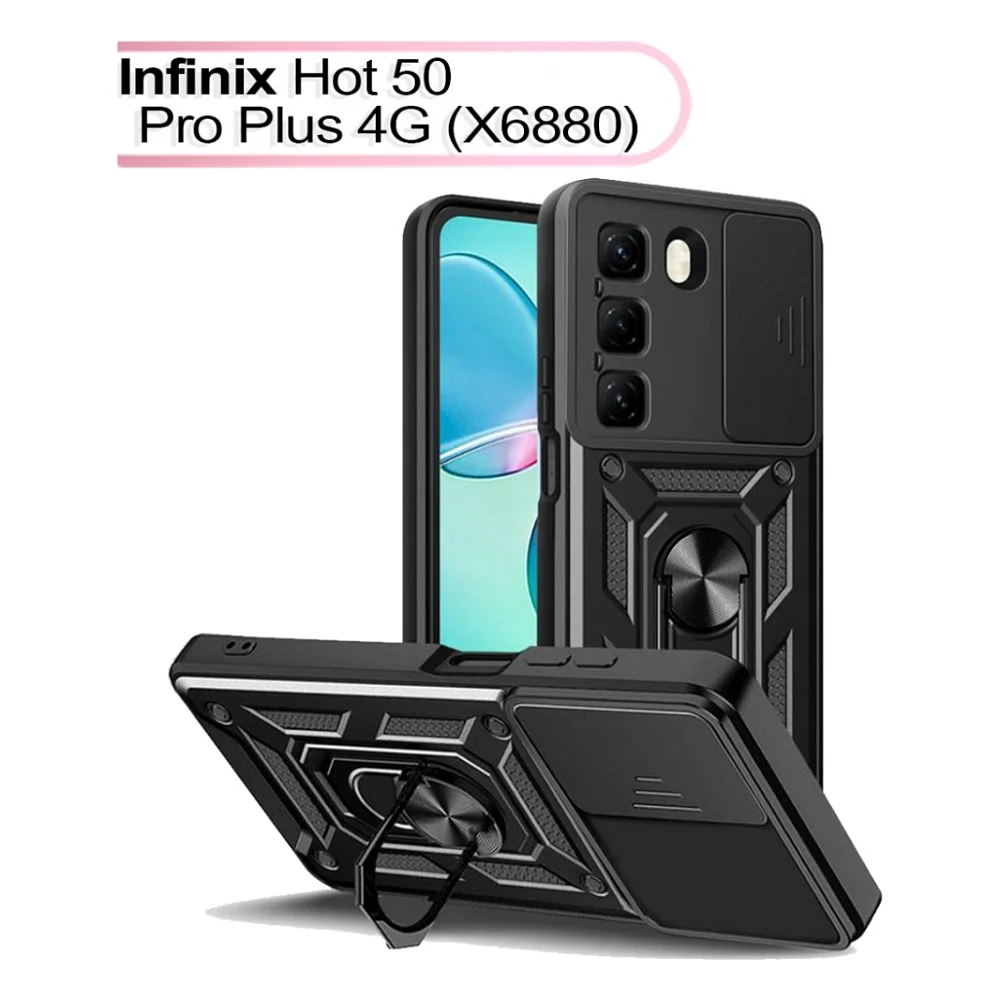 Чохол до мобільного телефона BeCover Military Infinix Hot 50 Pro Plus 4G (X6880) Black (713526)
