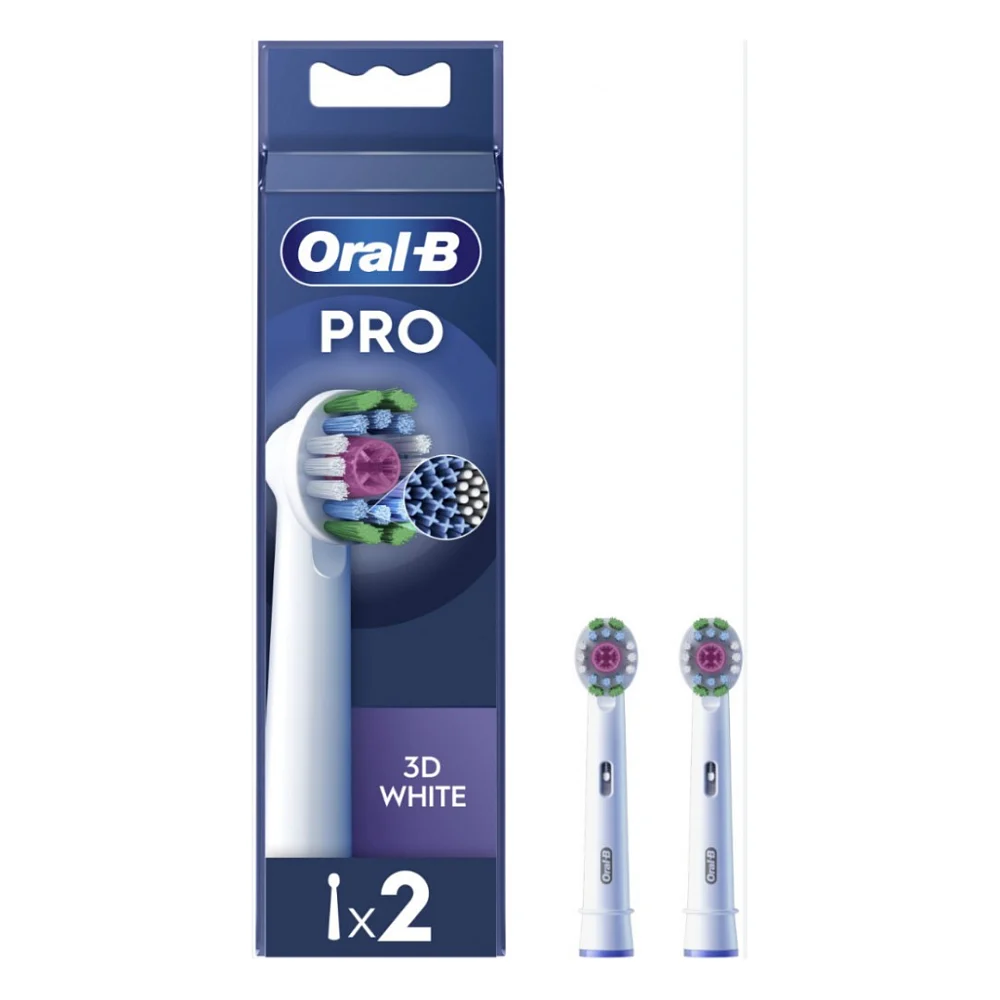 Насадка для зубної щітки Oral-B Pro 3D White EB18pRX, 2 шт (8006540847183)