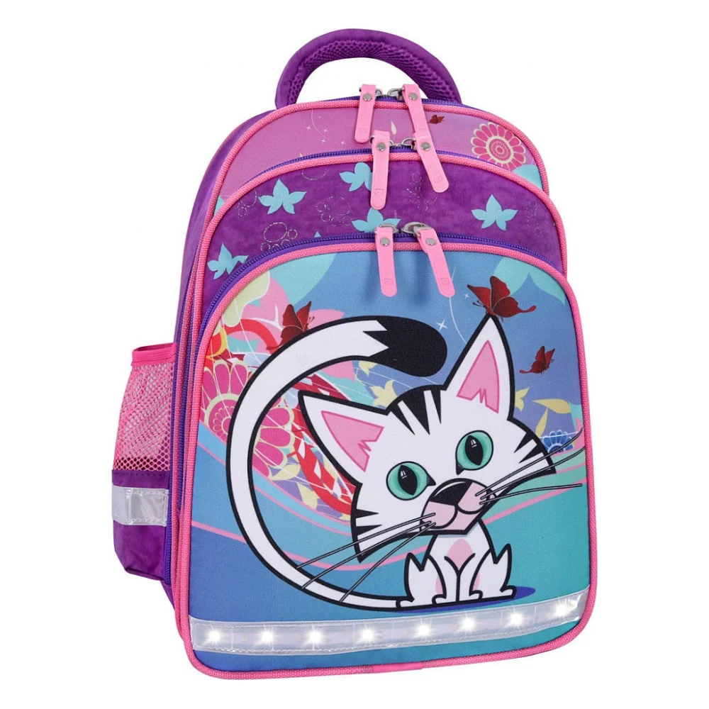 Рюкзак шкільний Bagland Mouse 143 малиновий 512 (00513702) (85267818)