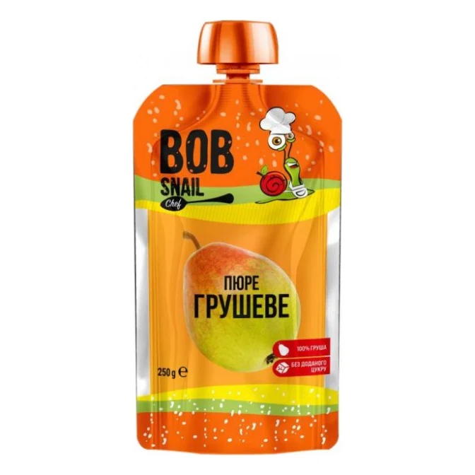 Дитяче пюре Bob Snail Равлик Боб Груша 250 г (4820219343950)