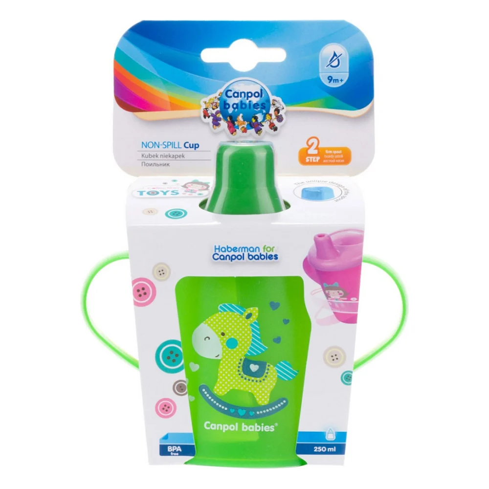 Поїльник-непроливайка Canpol babies Toys 250 мл Зелена (31/200_gre) — фото 5