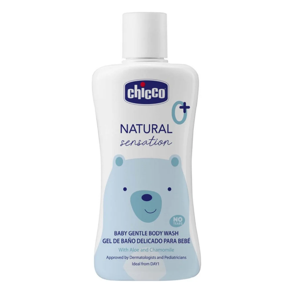 Дитячий гель для душу Chicco Natural Sensation Без Сліз 200 мл 8058664163991 (11529.00)