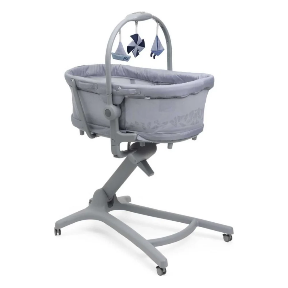 Ліжечко Chicco Колиска для новонародженого 5 в 1 Baby Hug Pro, сірий (87076.40)