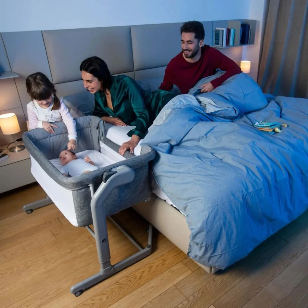 Ліжечко Chicco Next2Me Magic Темно-Сіре (87041.40) — фото 12