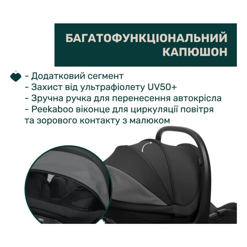 Автокрісло Chicco First-Seat Recline i-Size Чорне (8058664174140) (87100.45) — фото 8