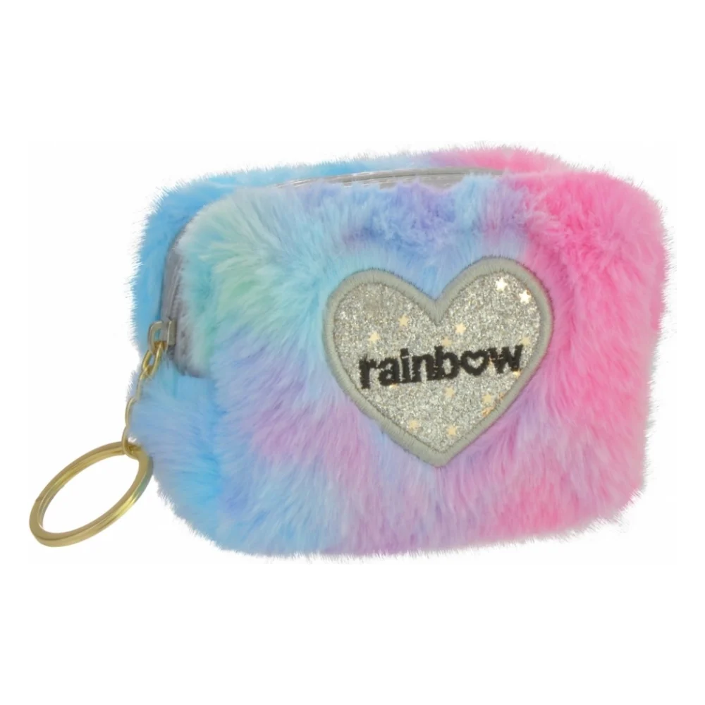 Гаманець дитячий Cool For School Брелок пухнастий Rainbow (CF87108)