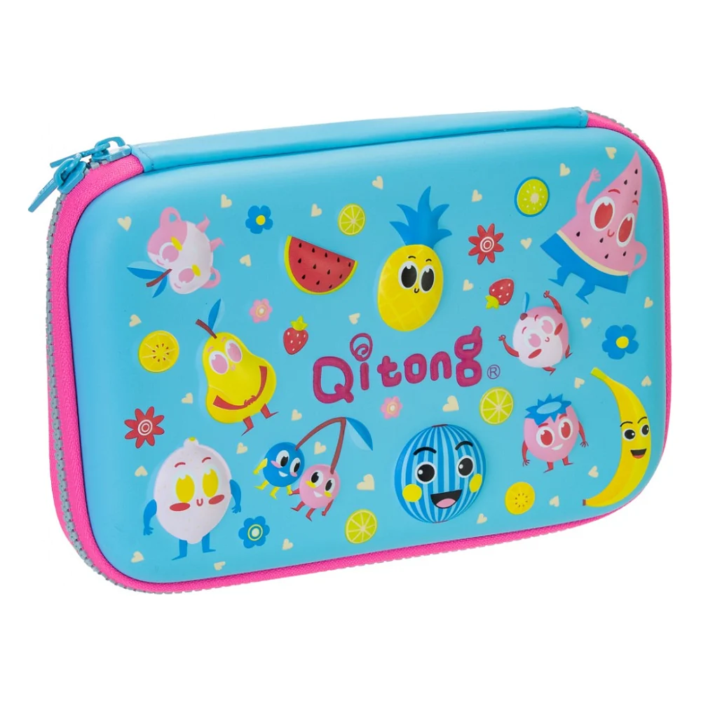 Пенал Cool For School 1 відділення з органайзером блакитний (QT-5675-Blue)