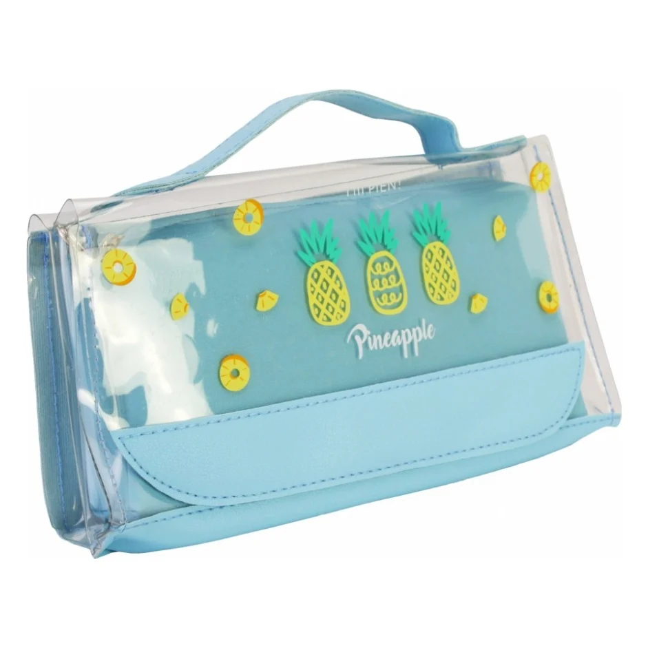 Пенал Cool For School Сумочка 2 в 1 2 відділення Блакитний (CF87209)
