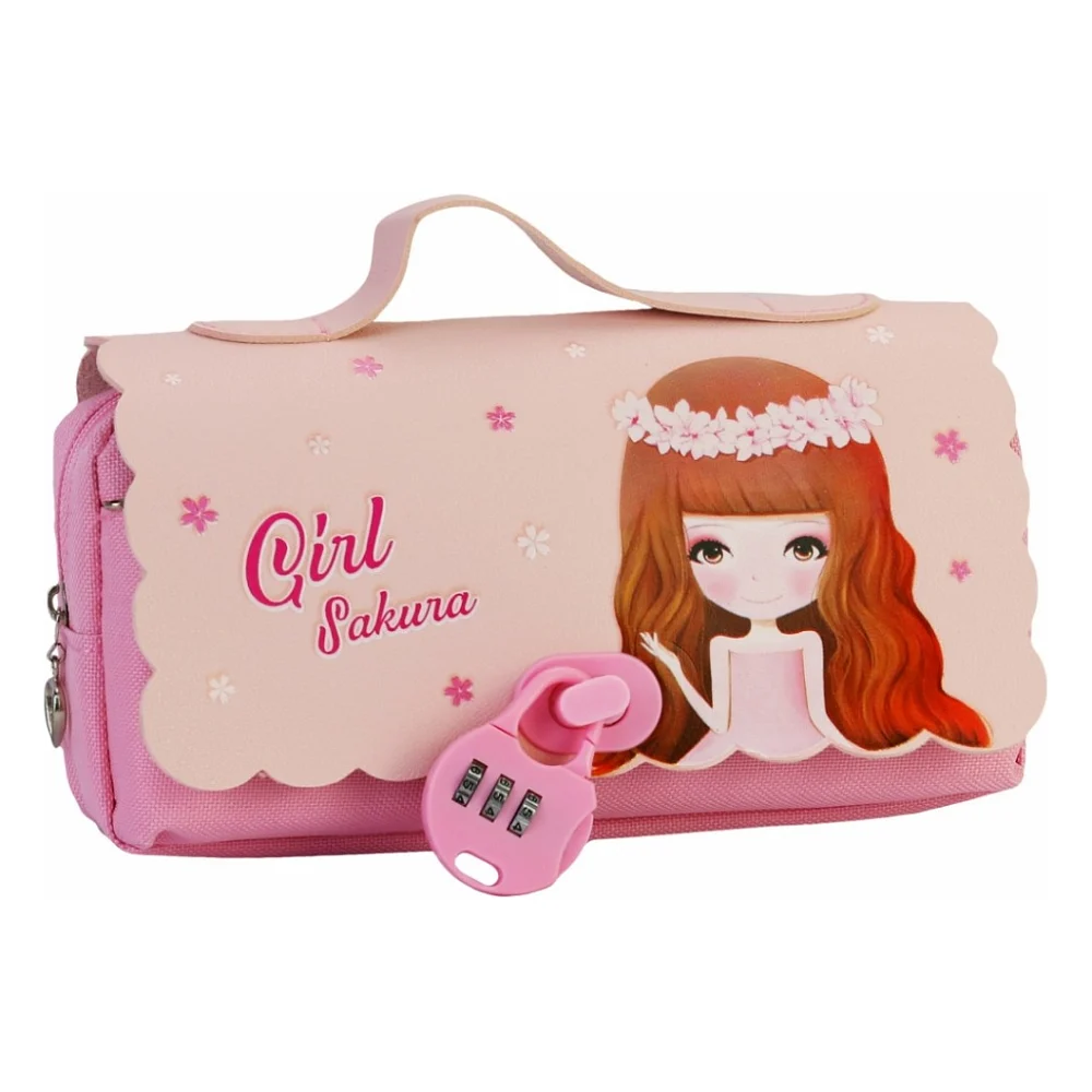 Пенал Cool For School 1 відділення Рожевий (CF7473-pink)