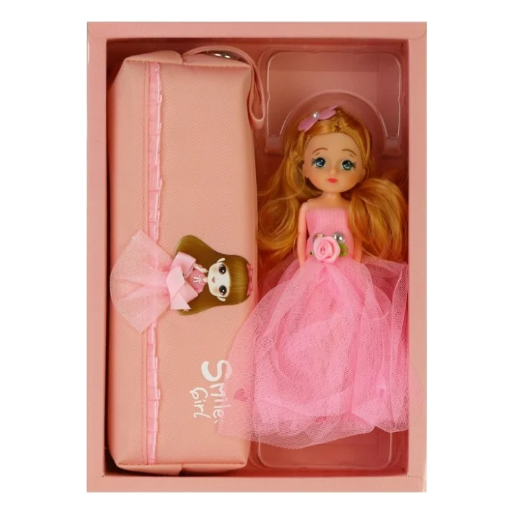 Пенал Cool For School Набір з лялькою Рожевий (CF6861-pink)